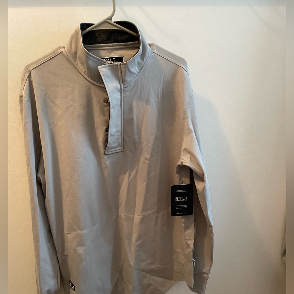 NWT BYLT Elite + Fairway Pullover Jacket Golf Stretch Dropcut 1/4 Zip X- Large